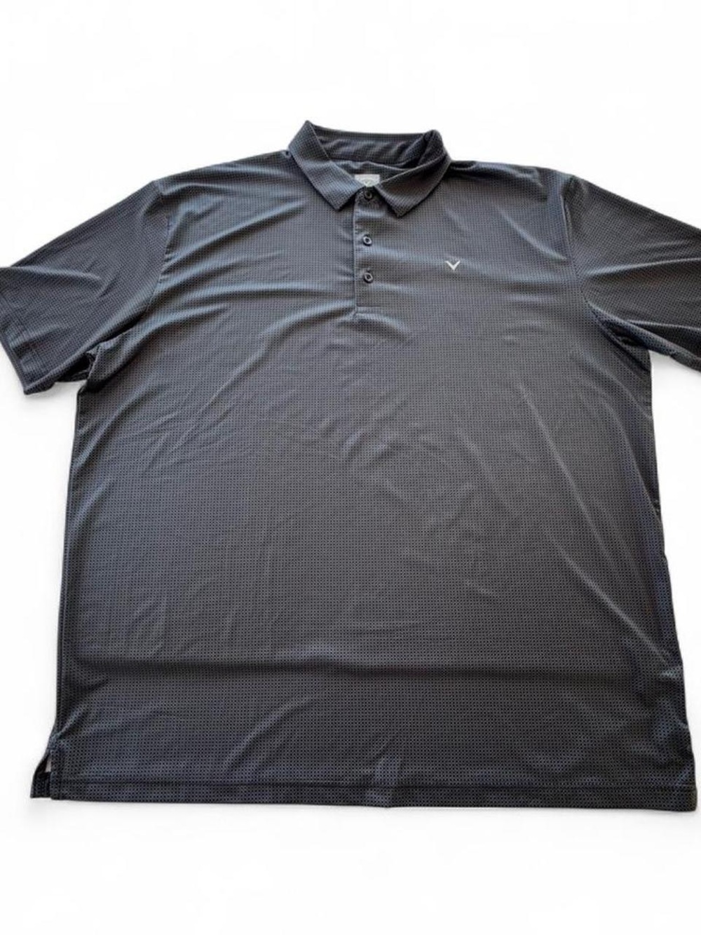 Callaway Opti Dri Swing Tech Mens Size 2XL XXL Gray Short Sleeve Golf Shirt - Picture 2 of 7